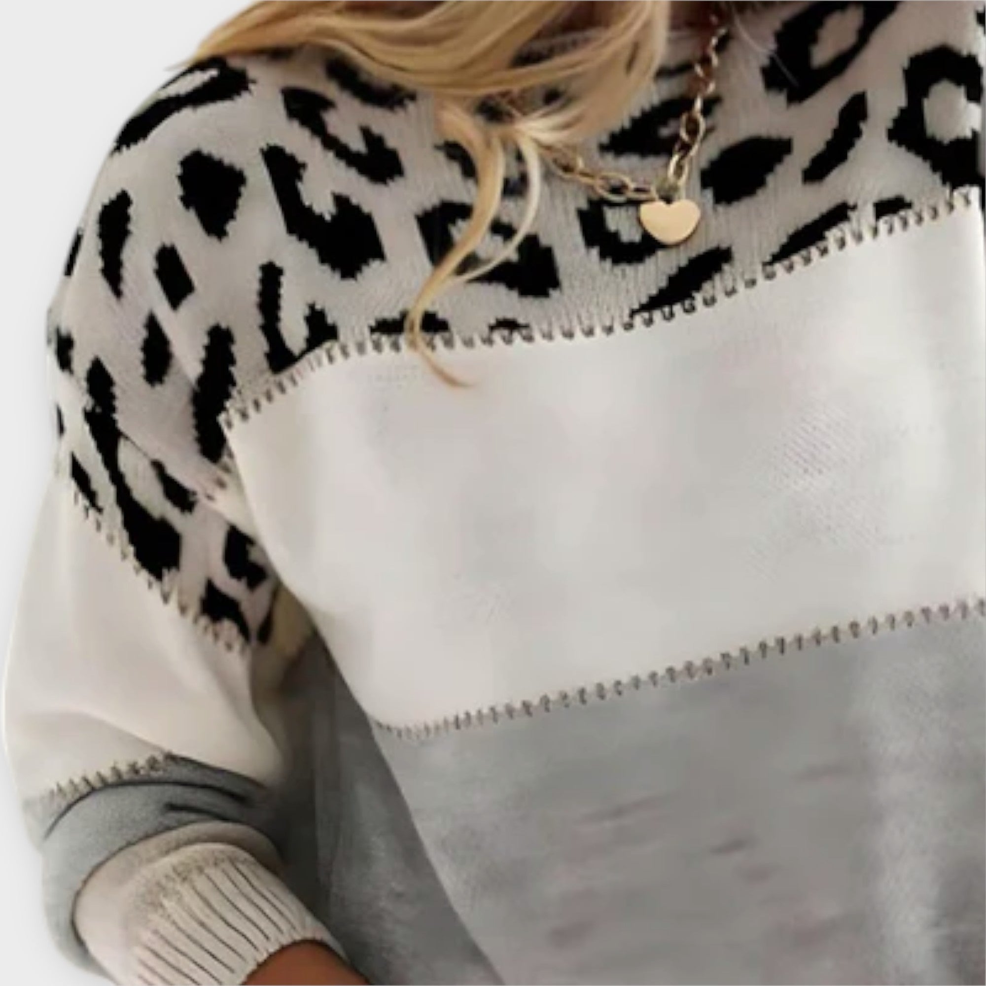 Alice – Casual Leopard Print Sweater til kvinder