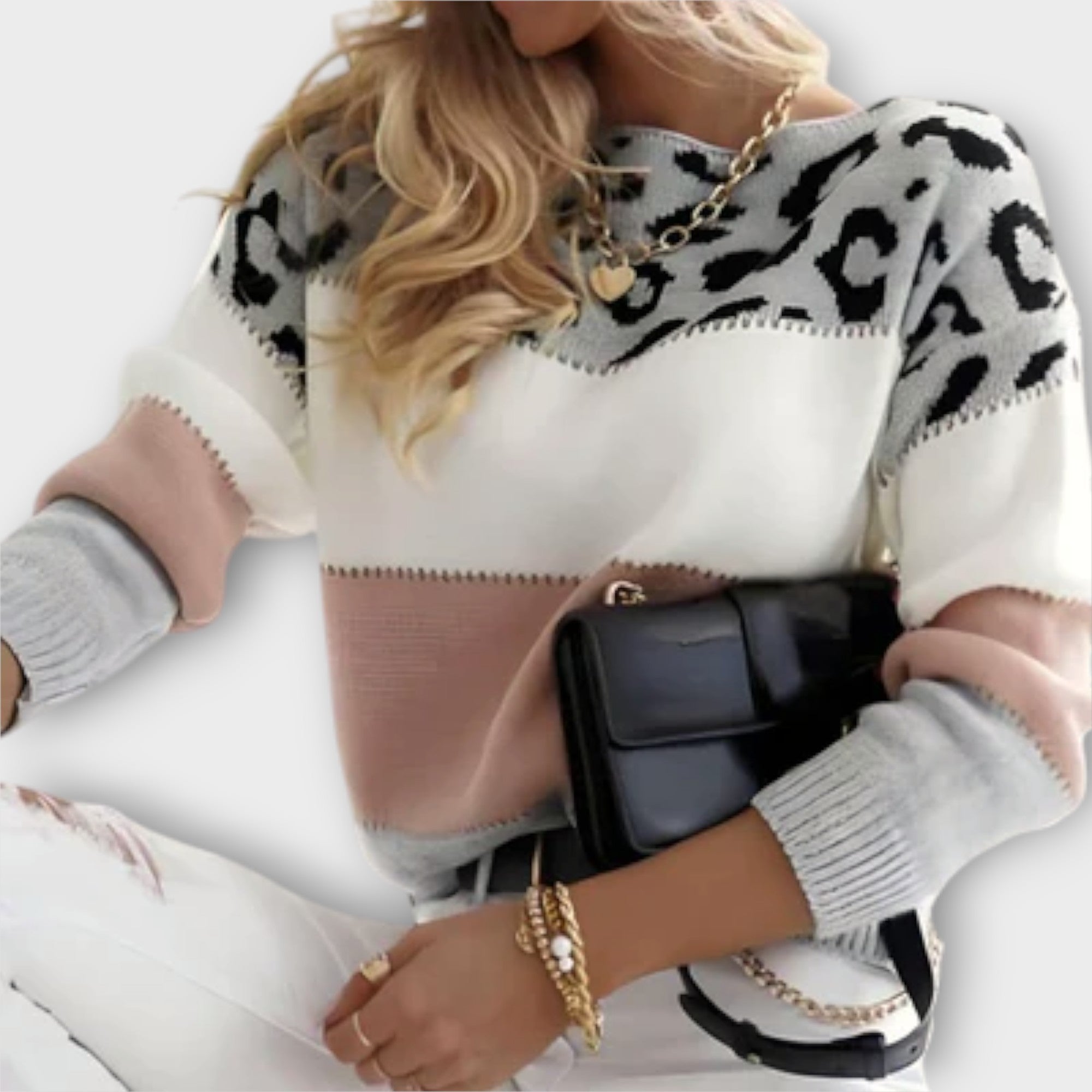 Alice – Casual Leopard Print Sweater til kvinder
