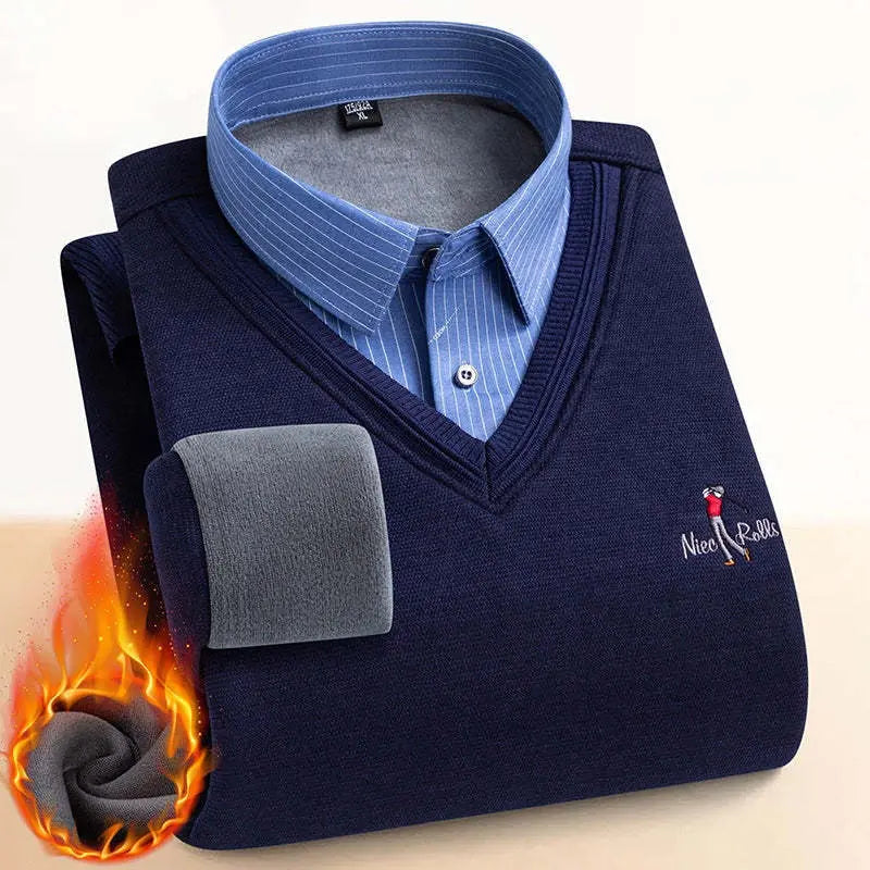 Anders | Sweater med dobbeltlag Luxia
