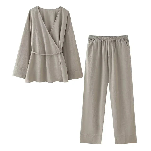 PieroConti™ Elegant Kimono Sæt