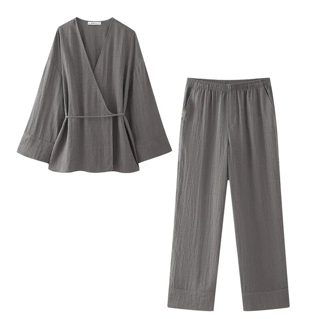 PieroConti™ Elegant Kimono Sæt