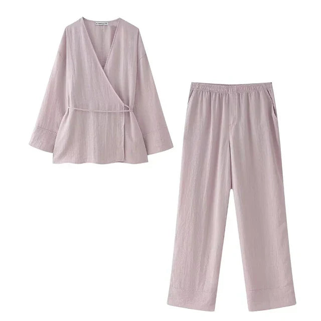 PieroConti™ Elegant Kimono Sæt