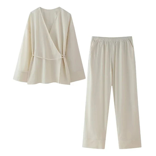 PieroConti™ Elegant Kimono Sæt