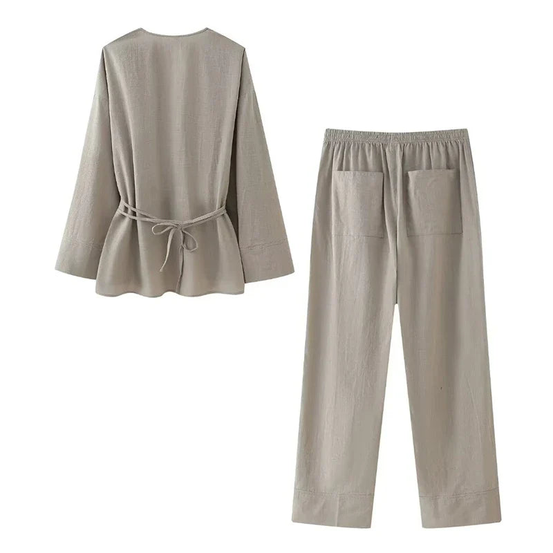 PieroConti™ Elegant Kimono Sæt