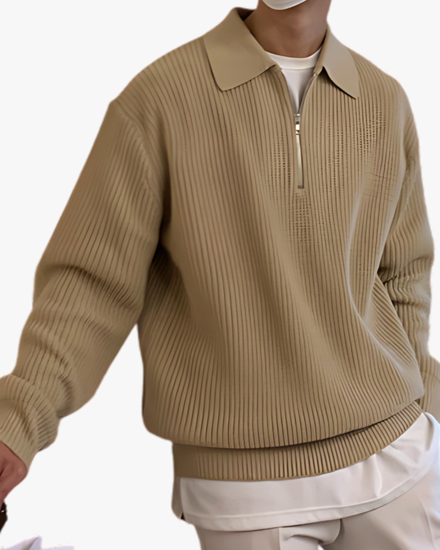 LucaFerraro Clint Halfzip sweater