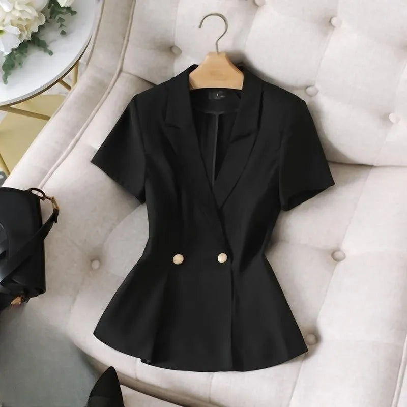 Jane - Chic sæt med blazer og nederdel