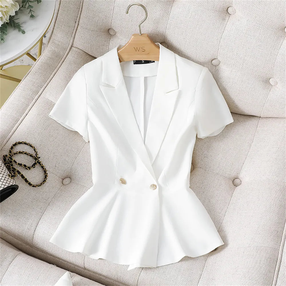 Jane - Chic sæt med blazer og nederdel