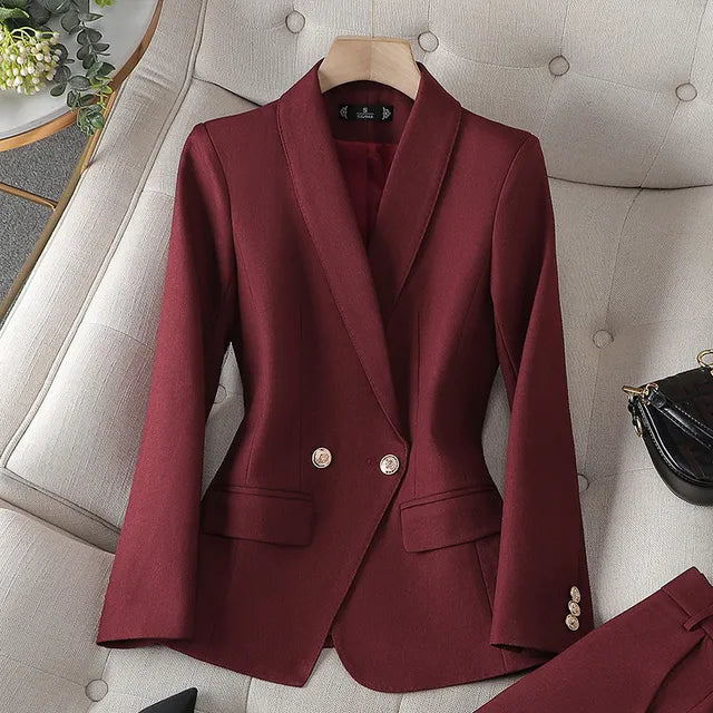 Ella - Chic Sæt Med Blazer Og Bukser