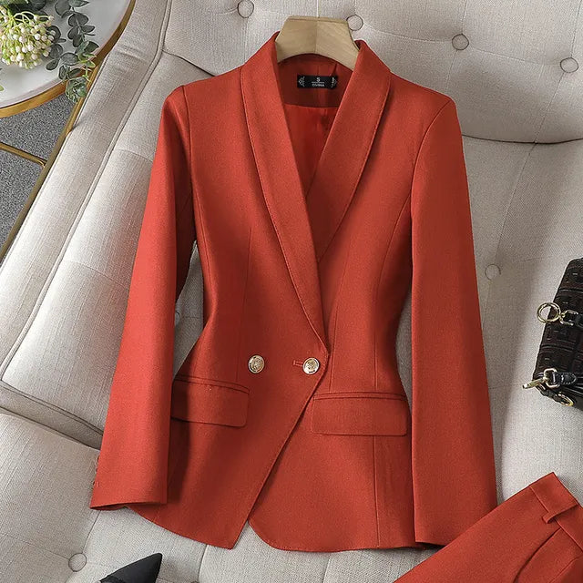 Ella - Chic Sæt Med Blazer Og Bukser