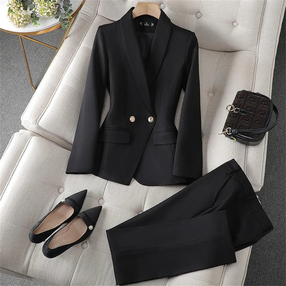 Ella - Chic Sæt Med Blazer Og Bukser