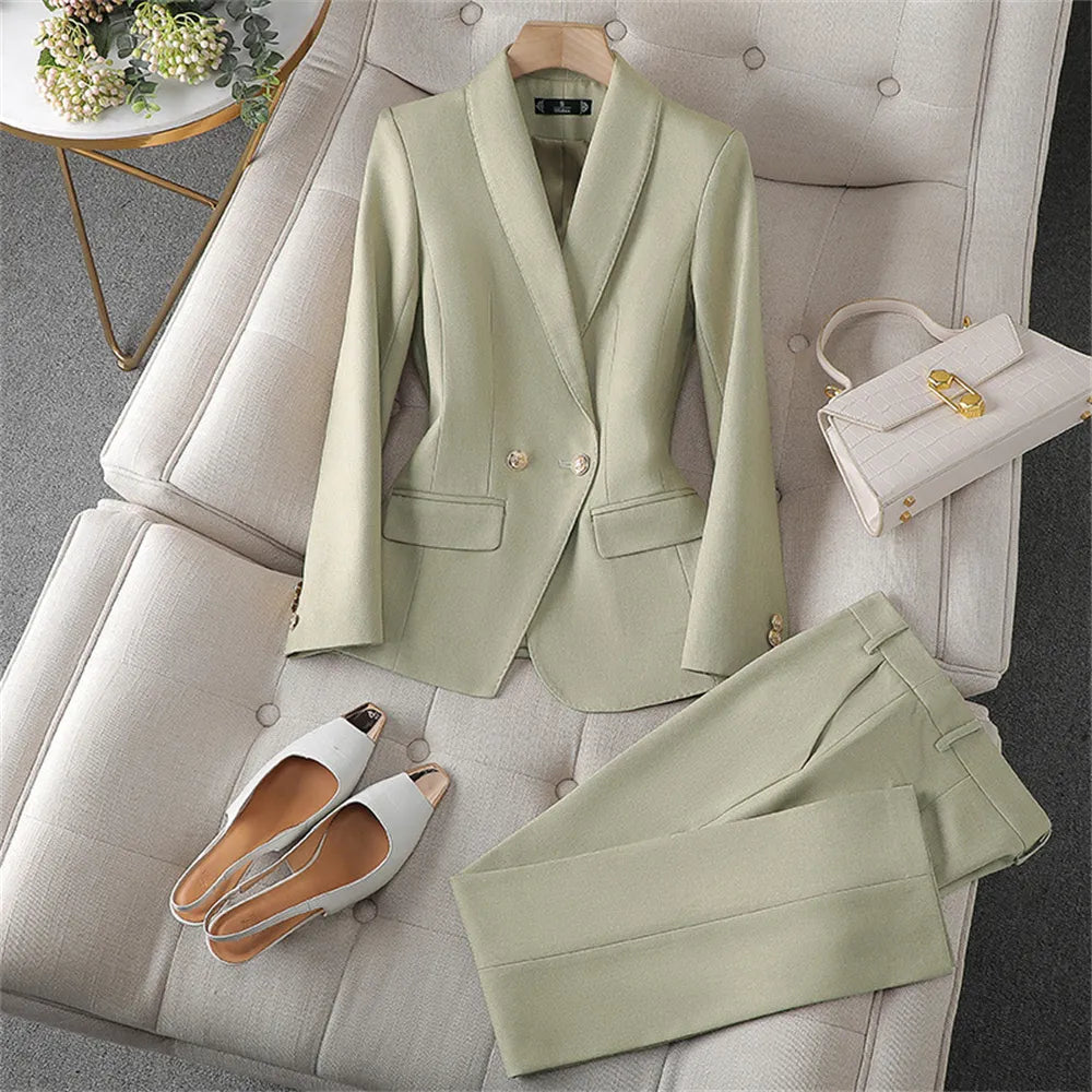 Ella - Chic Sæt Med Blazer Og Bukser