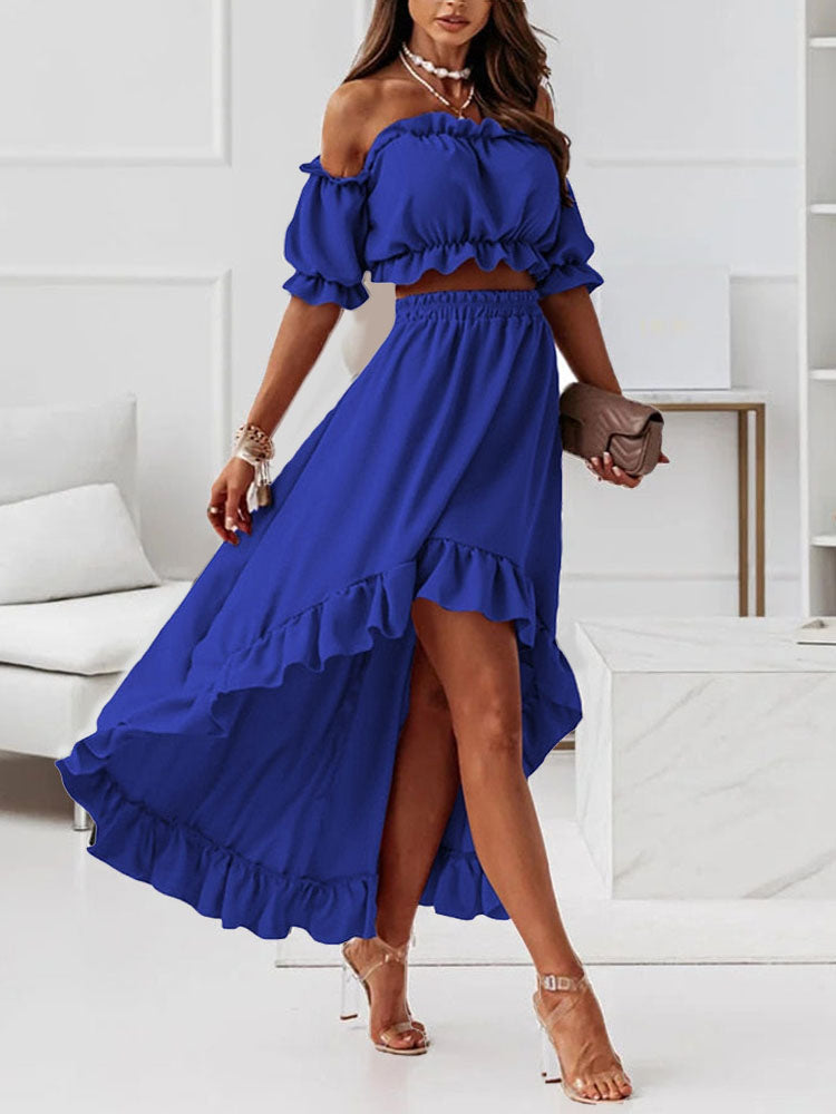 Camila – Elegant Off-Shoulder Kvinde Terno