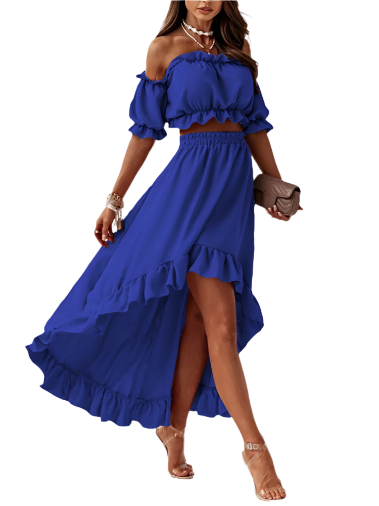 Camila – Elegant Off-Shoulder Kvinde Terno