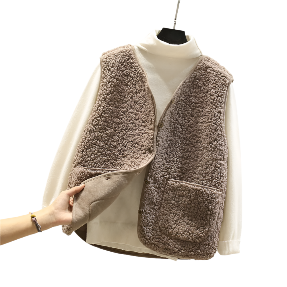 Sofia – Komfortabel Dame Teddyvest
