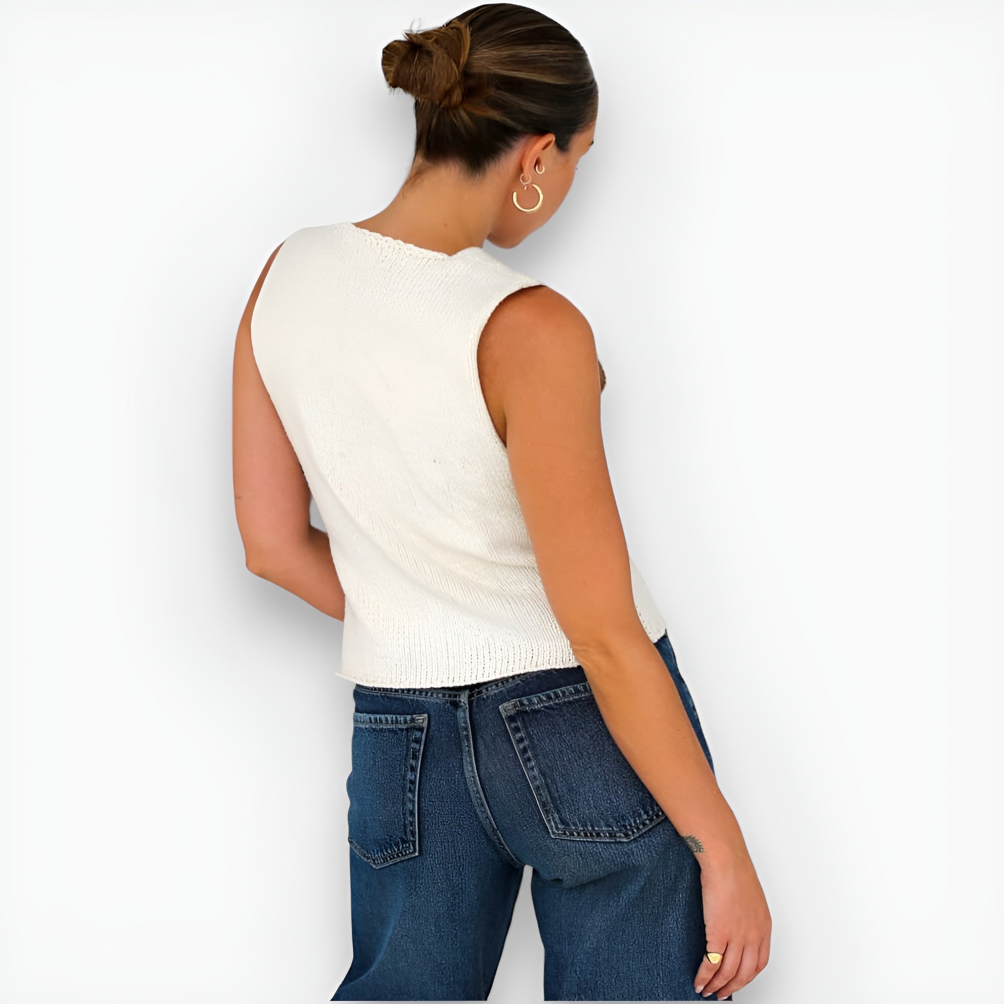 Chicily | Stilfuld strikket vest