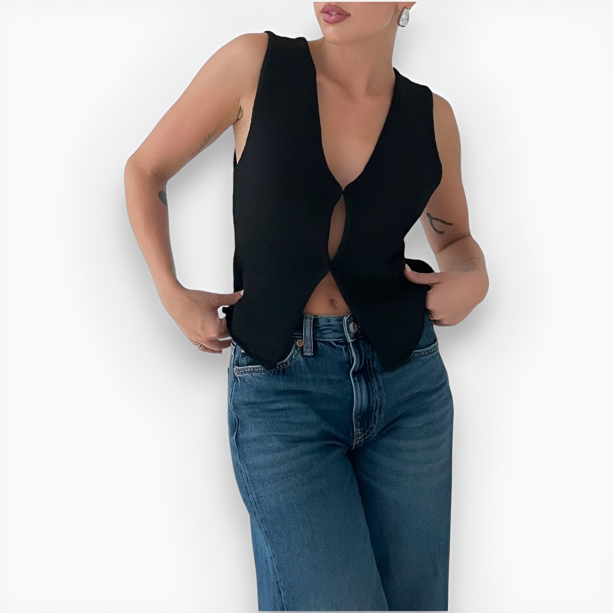 Chicily | Stilfuld strikket vest