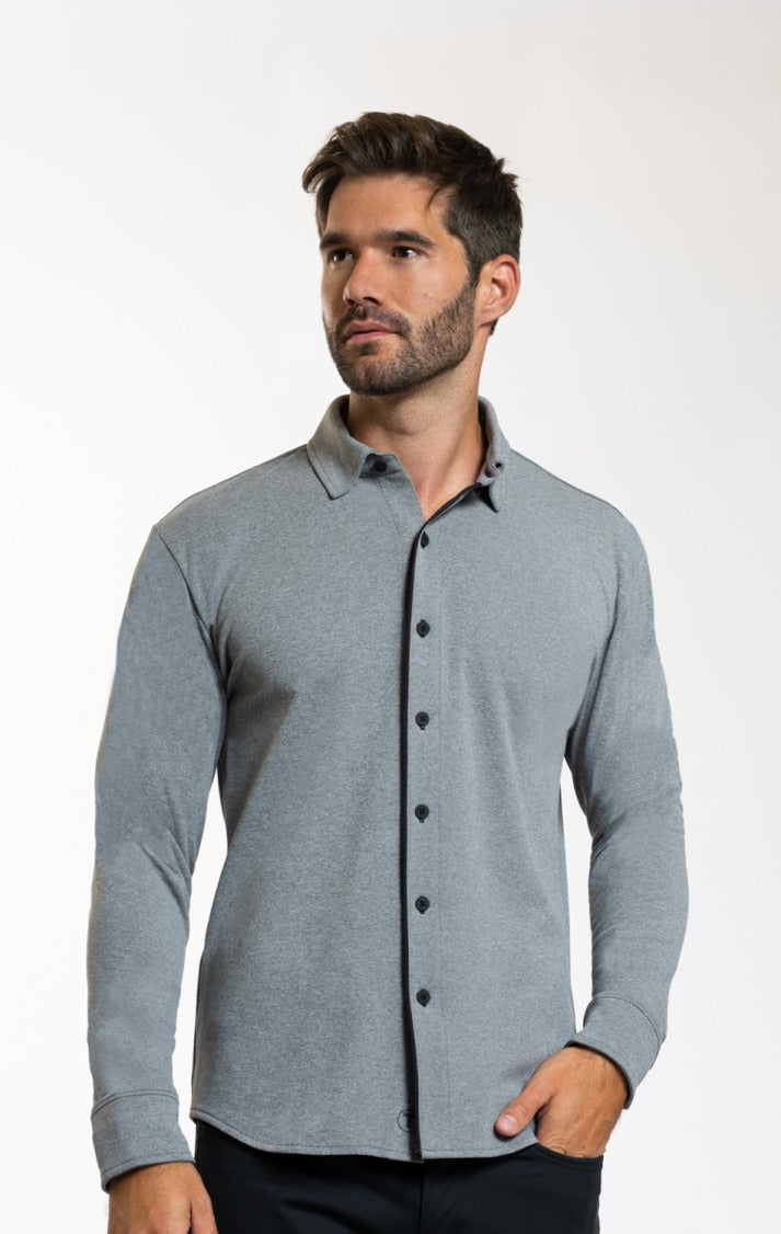 GiuseppeRossi Poloshirt Med Knapper