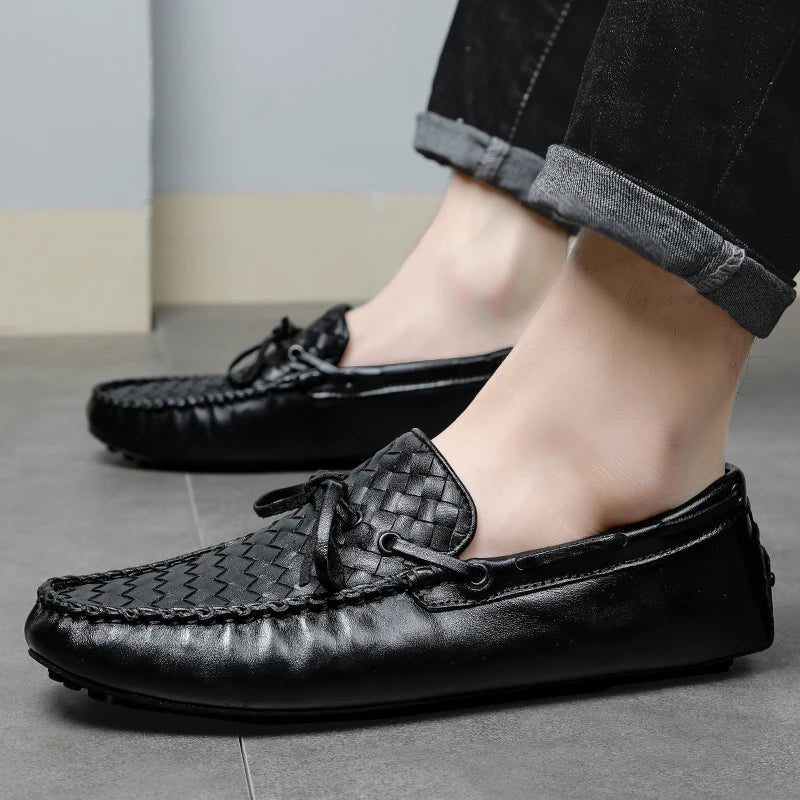 DavideDragozzi Dragon Scale Læder Loafers