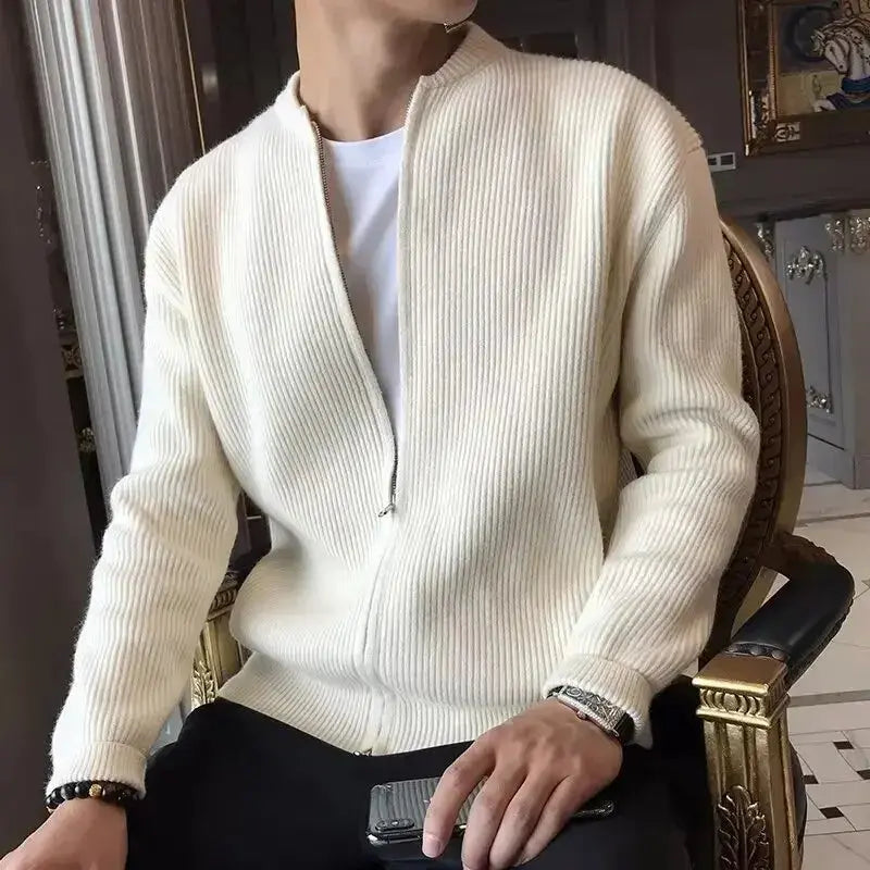 SergioForlani Cashmere Sweater med lynlås