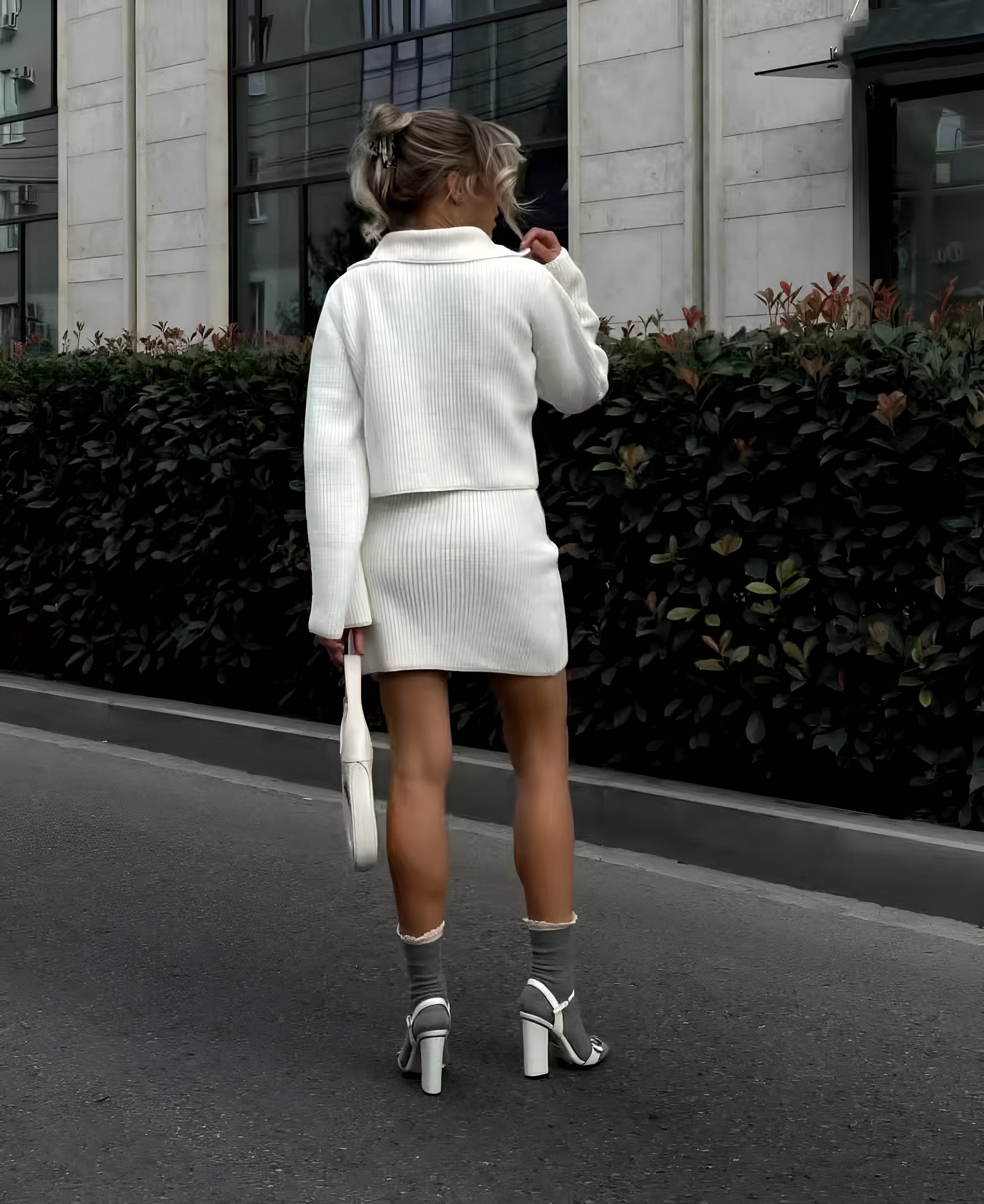 Sofia – Kvinders Behagelige Strik Co-ord Sæt