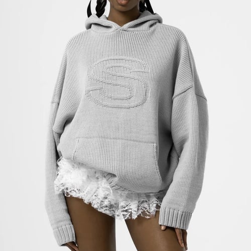 Snugzz | Strikket streetwear-hættetrøje