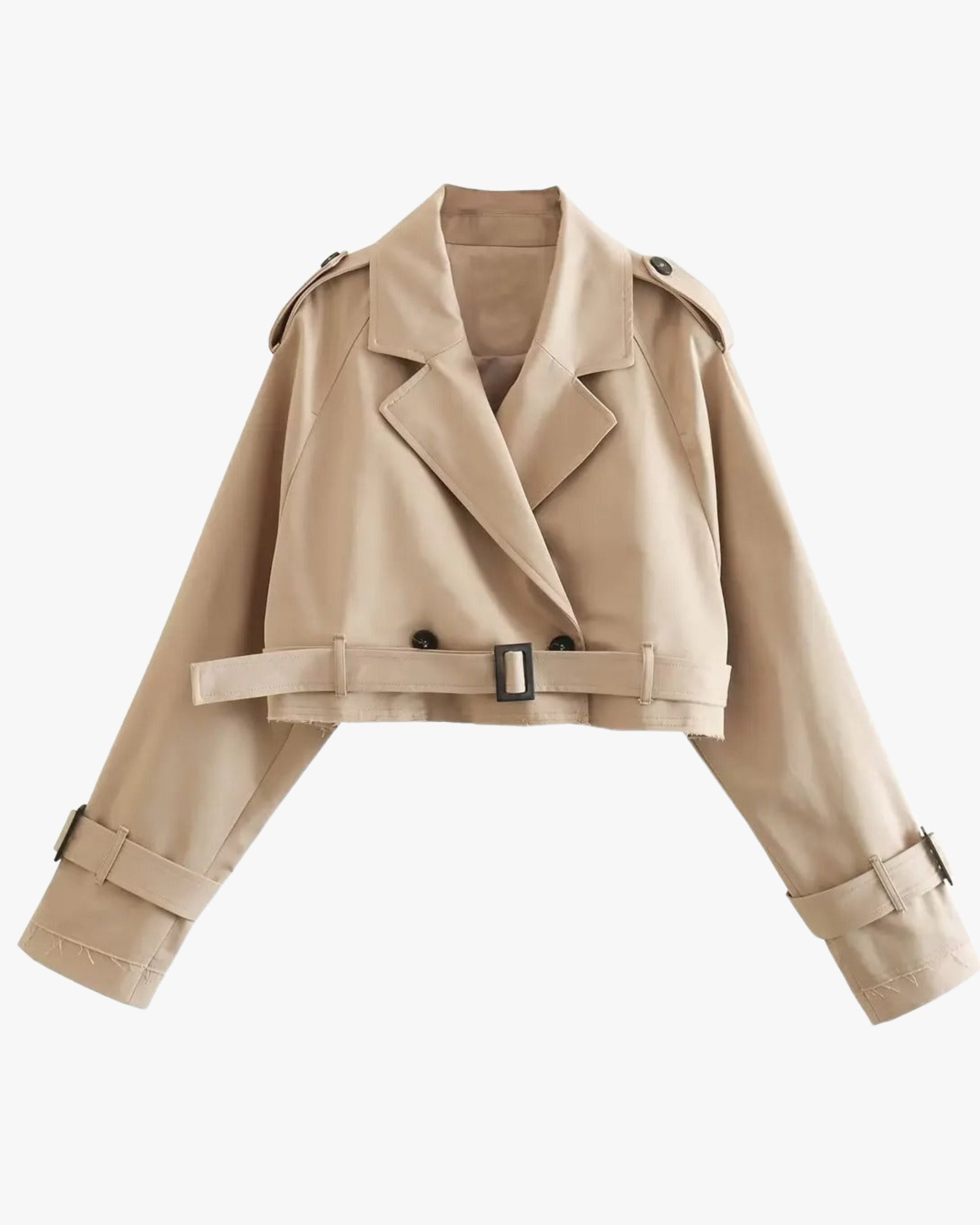 DanieleMonti kort trenchcoat
