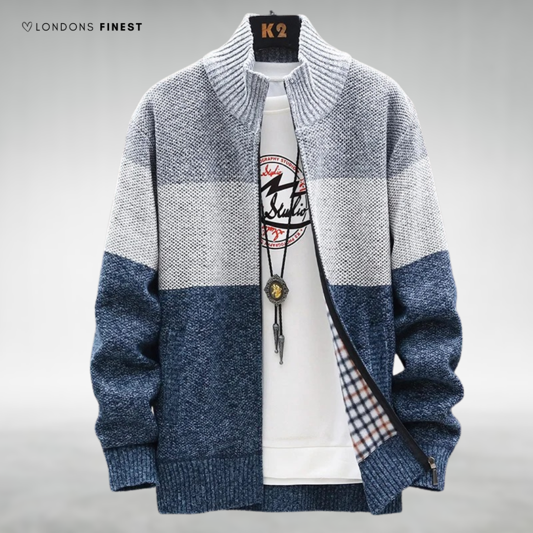 Lorenzo – Blødt Fleece Herrecardigan for Varme & Stil