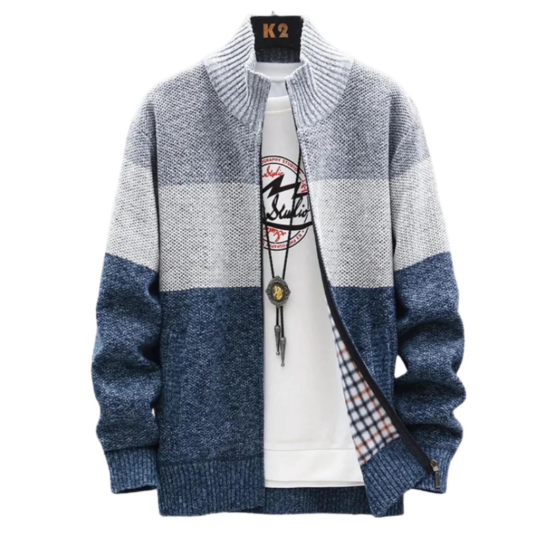 Lorenzo – Blødt Fleece Herrecardigan for Varme & Stil