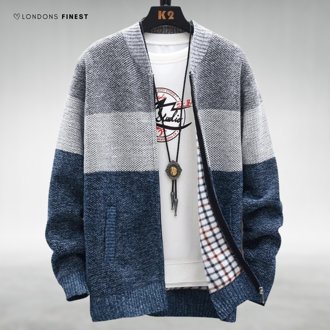 Lorenzo – Blødt Fleece Herrecardigan for Varme & Stil