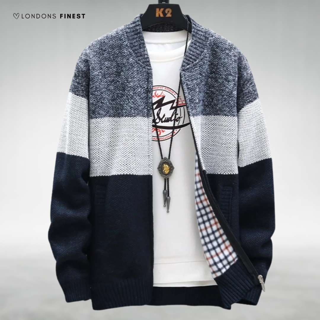 Lorenzo – Blødt Fleece Herrecardigan for Varme & Stil