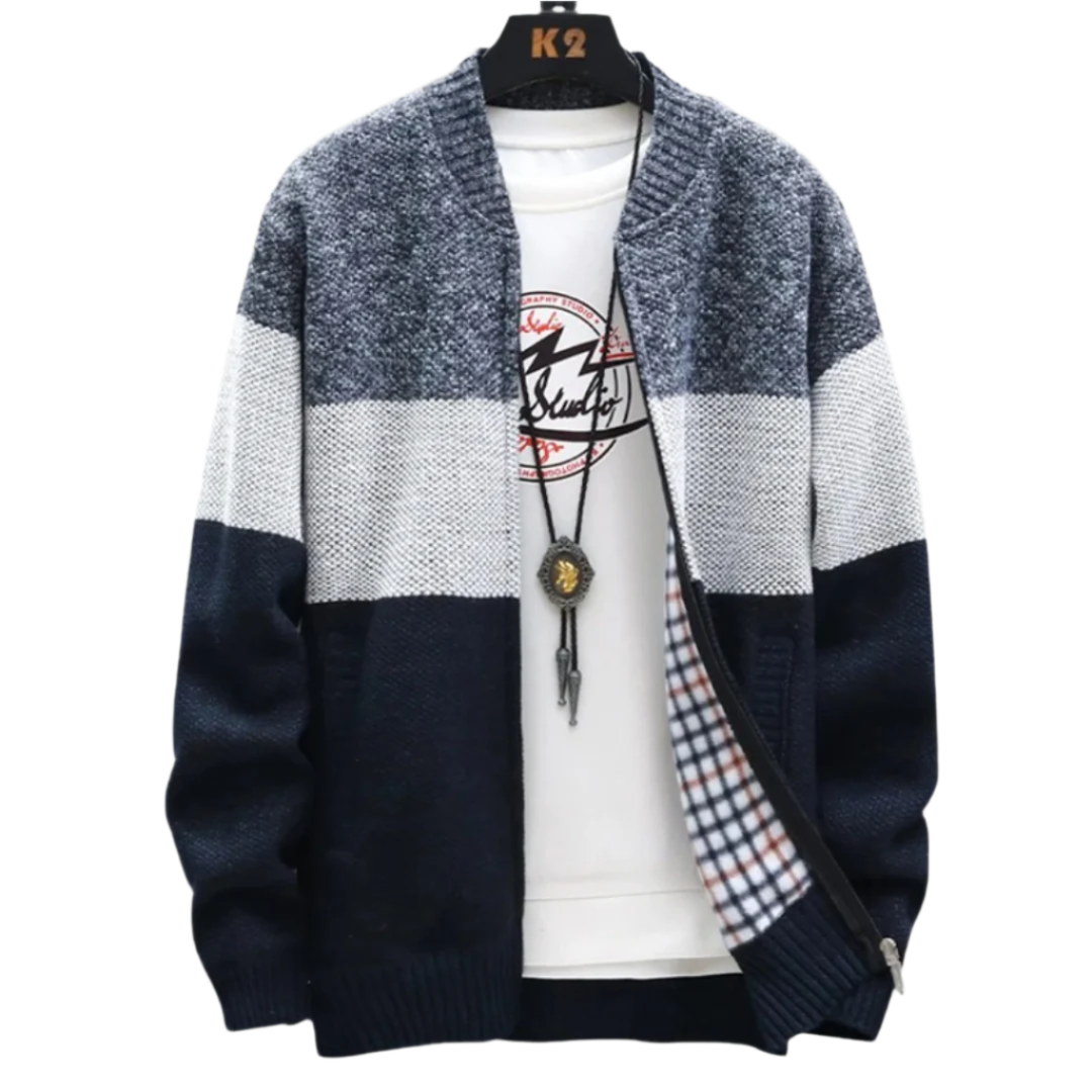 Lorenzo – Blødt Fleece Herrecardigan for Varme & Stil