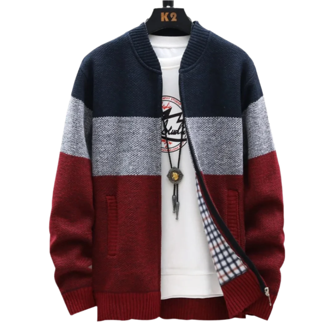 Lorenzo – Blødt Fleece Herrecardigan for Varme & Stil