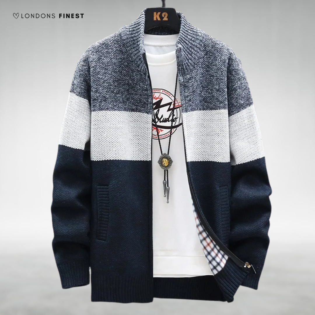 Lorenzo – Blødt Fleece Herrecardigan for Varme & Stil