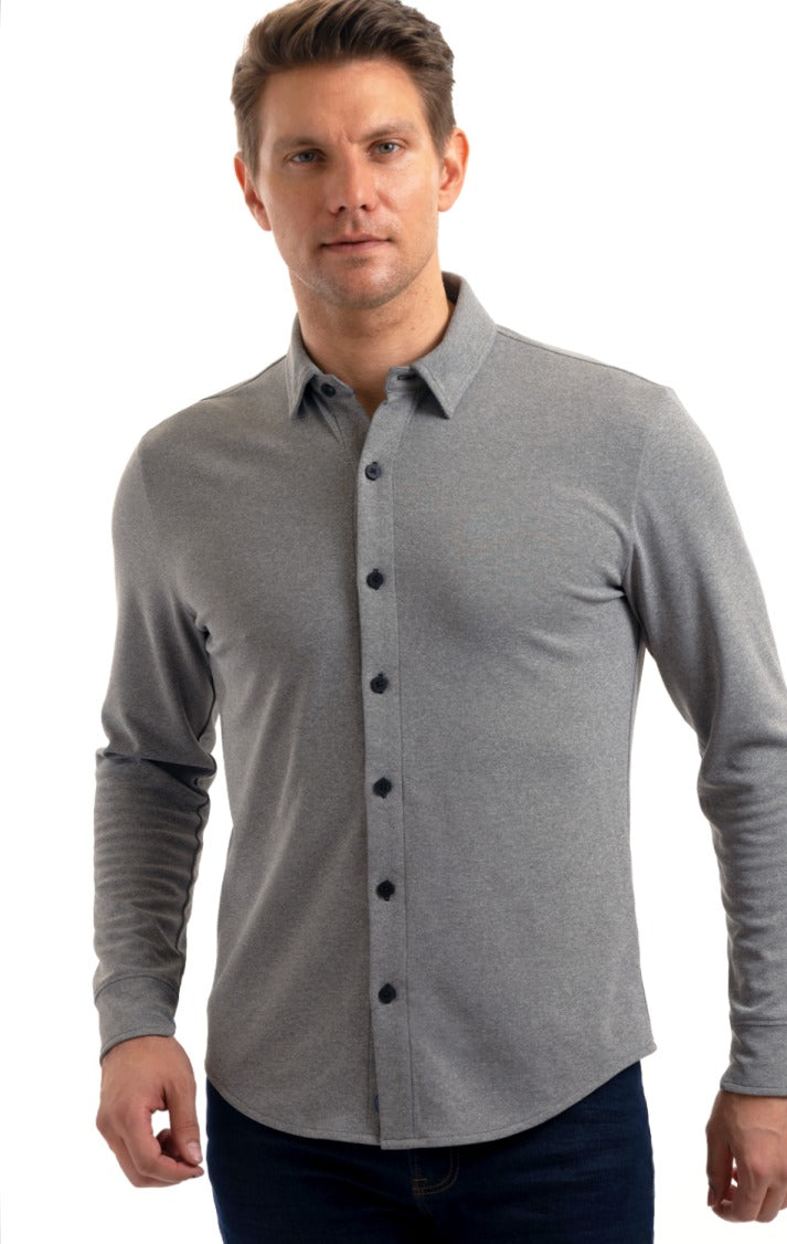 GiuseppeRossi Poloshirt Med Knapper