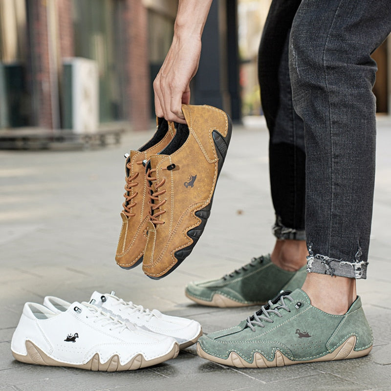 Alessio – Fleksible Unisex Læder Barefoot Sko
