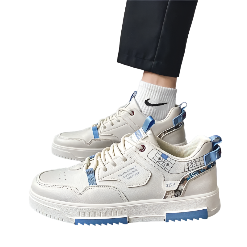 Alessio – Åndbare Lædersneakers til Mænd