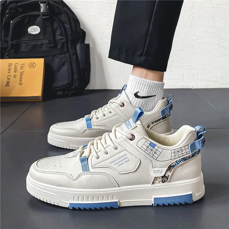 Alessio – Åndbare Lædersneakers til Mænd