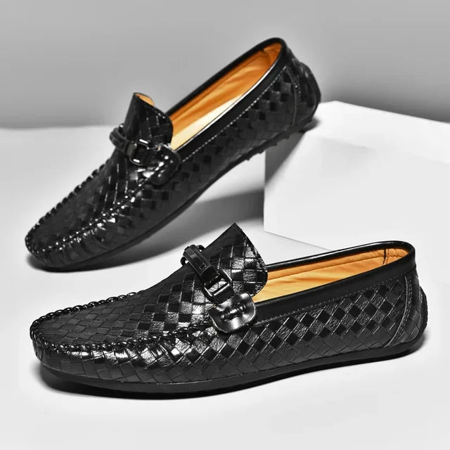 MatteoSantoro Loafers i læder til mænd