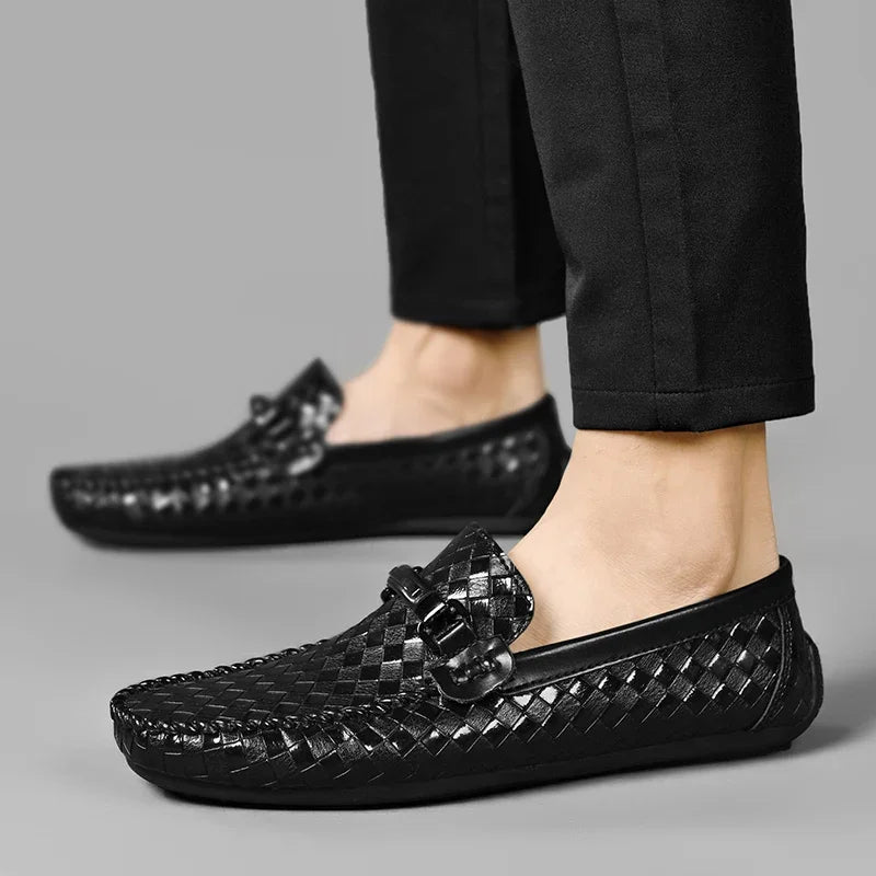 MatteoSantoro Loafers i læder til mænd