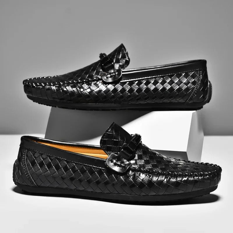 MatteoSantoro Loafers i læder til mænd