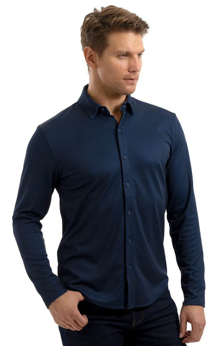 GiuseppeRossi Poloshirt Med Knapper