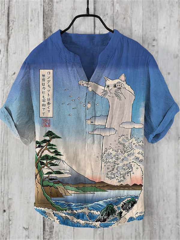 MaxLenti Japansk Kunstskjorte