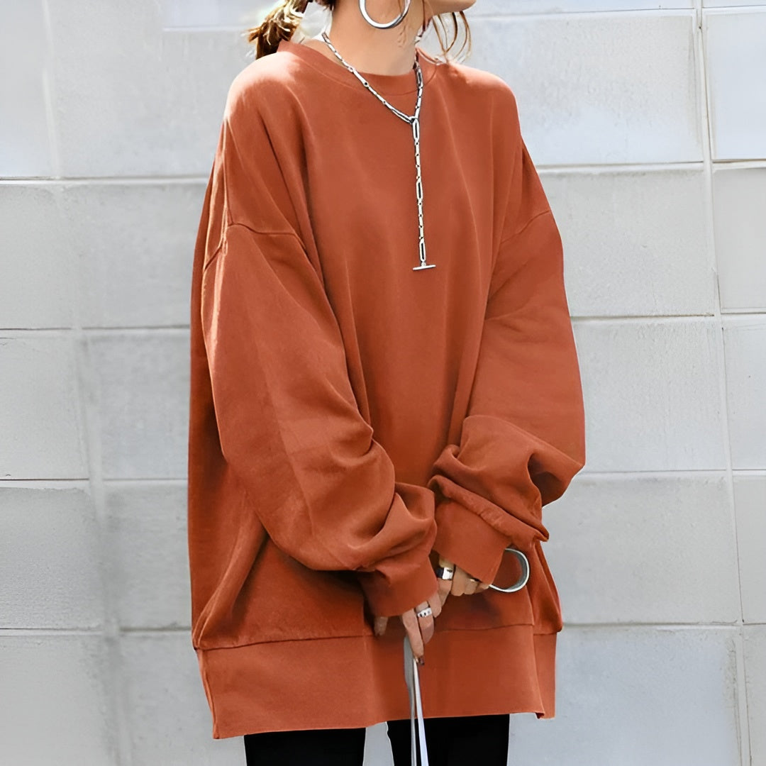 Elisa – Klassisk Oversized Sweater til Kvinder