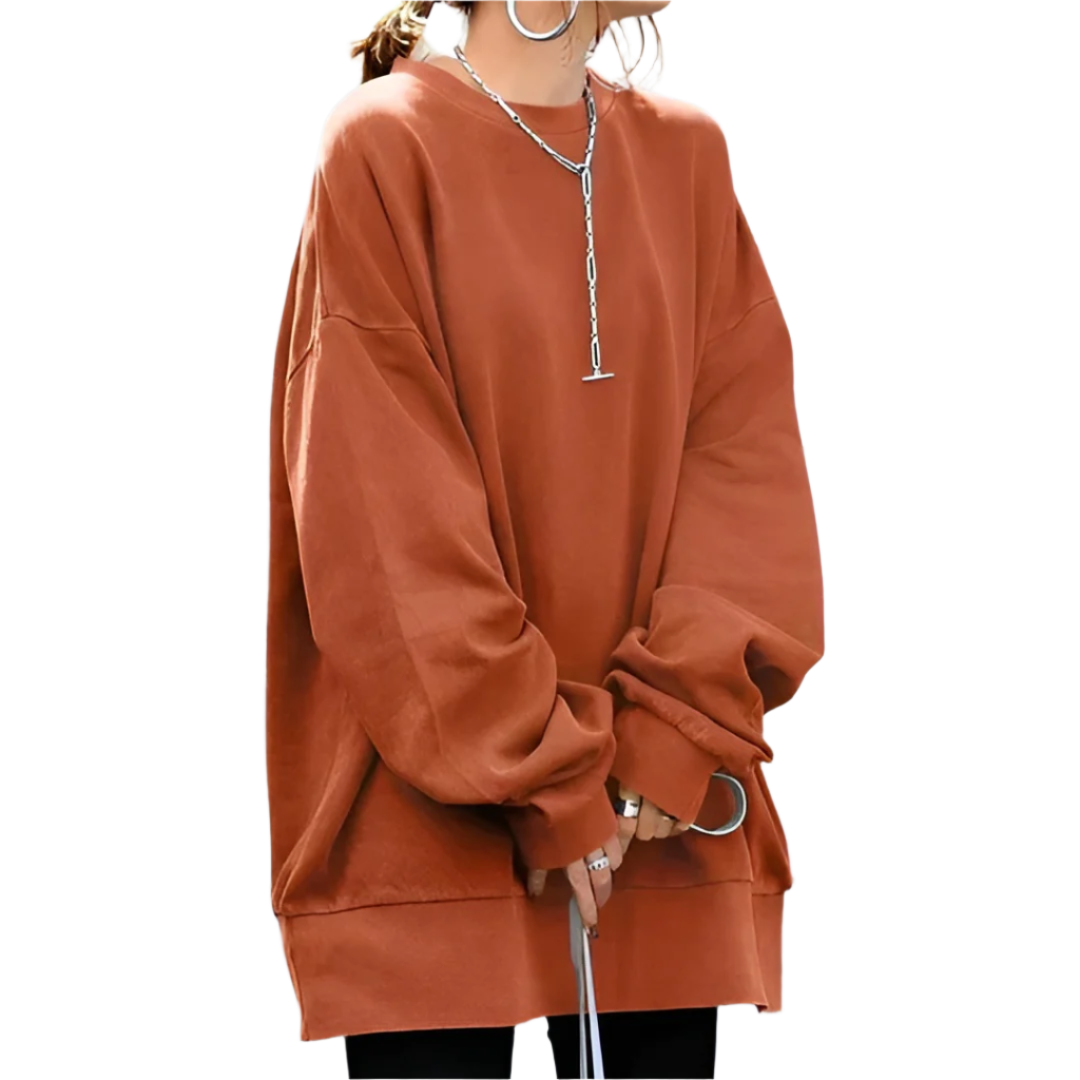 Elisa – Klassisk Oversized Sweater til Kvinder