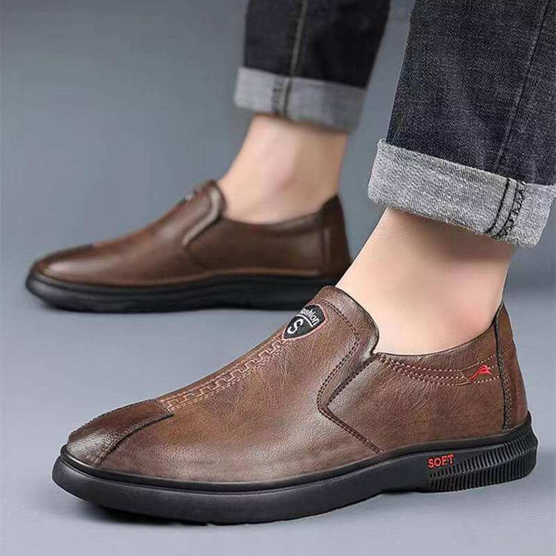 VittorioSassetti Ortopædiske loafers i læder