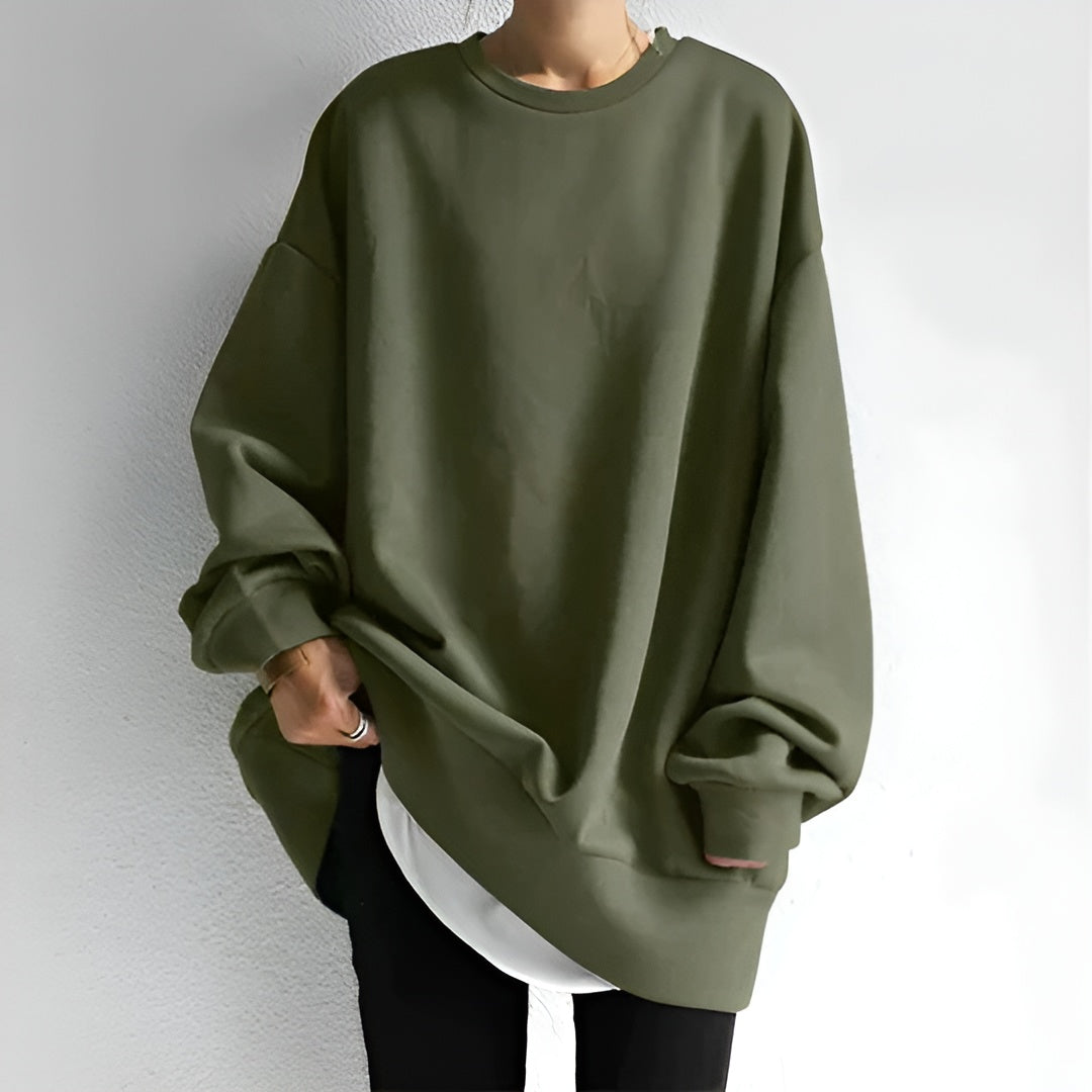 Elisa – Klassisk Oversized Sweater til Kvinder