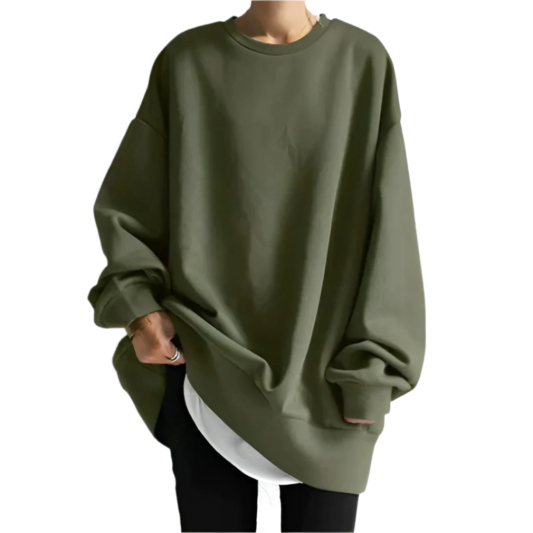 Elisa – Klassisk Oversized Sweater til Kvinder