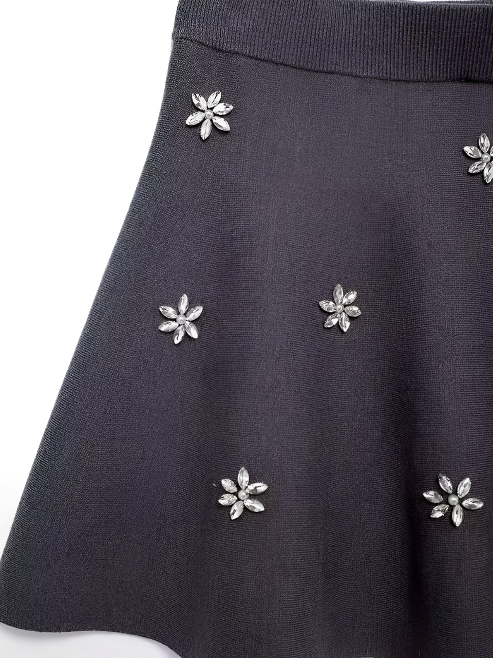 FabrizioFiore Strikket Co-ord Sæt med Blomster til kvinder