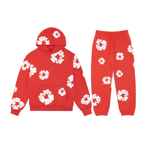 ModaDenimo - Unisex Viral Floral træningsdragt med ikoniske print