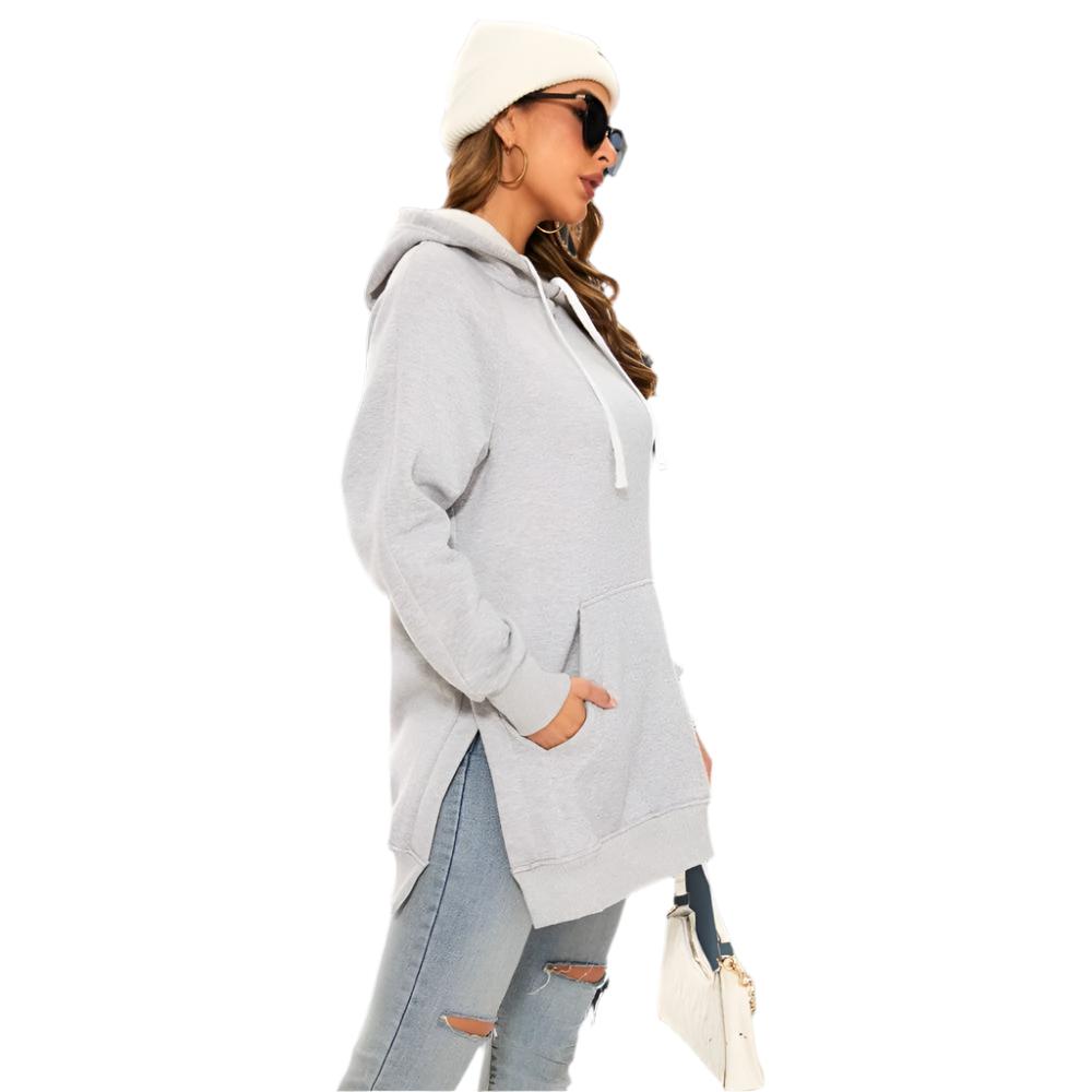 Aurora – Oversize Blød Hoodie Kjole til Kvinder